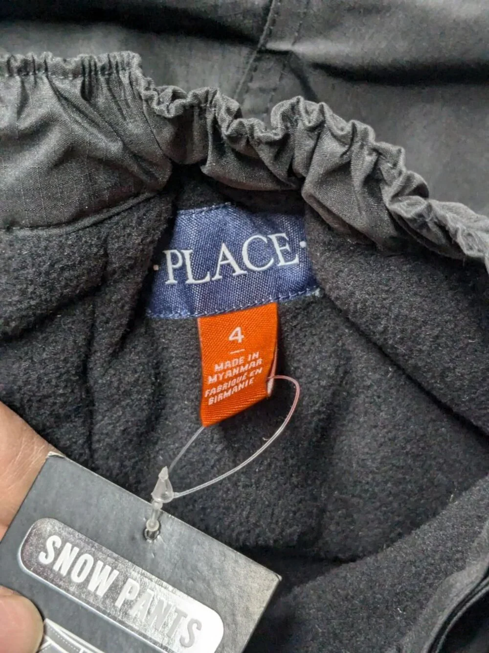 The Childrens Place Snow Pants Unisex Outdoor Cozy Fleece Ski Sporty Kids Size 4